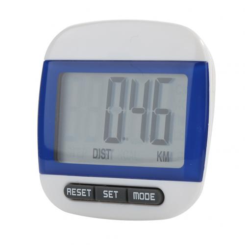 Mini Waterproof Step Movement Calories Counter Multi-Function Digital Pedometer: Blue