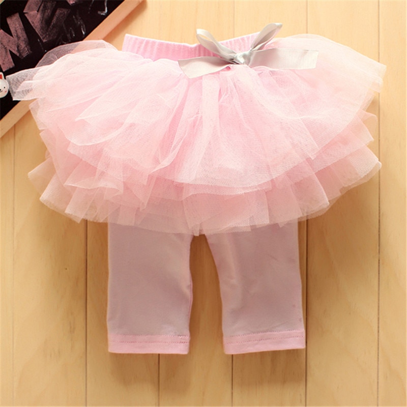 Tyttövauva tutu hame culottes leggingsit sideharsohousut juhlahameet jousitanssivaatteilla 0-3 vuotta 3 värillä