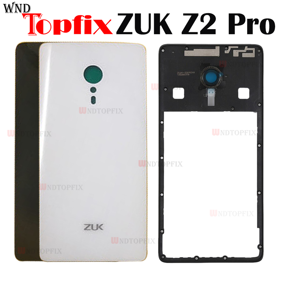 Back Cover Glass for Lenovo ZUK Z2 Pro - Middle Frame Replacement Housing