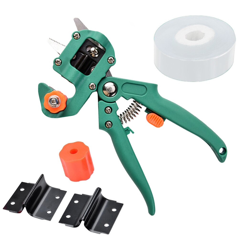 Fruit Plant Tree Secateurs Farming Pruning Shears Branch Cutter Grafting Pruner Scissors Orchard Garden Tools Kit Green: B