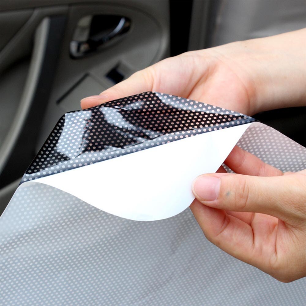 Pare-soleil solaire dégradé pare-brise | 2 pièces, feuille de Protection solaire, noir/vert/violet, Film de teinture de voiture, pour la conduite du conducteur