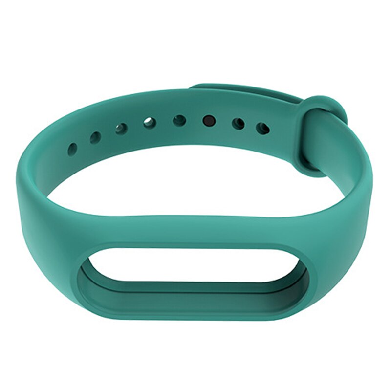 For Xiaomi Mi Band 2 Strap Silicone Wristband Bracelet Replacement 11 Colors Sport TPU Strap Smart Bracelet Accessories: green