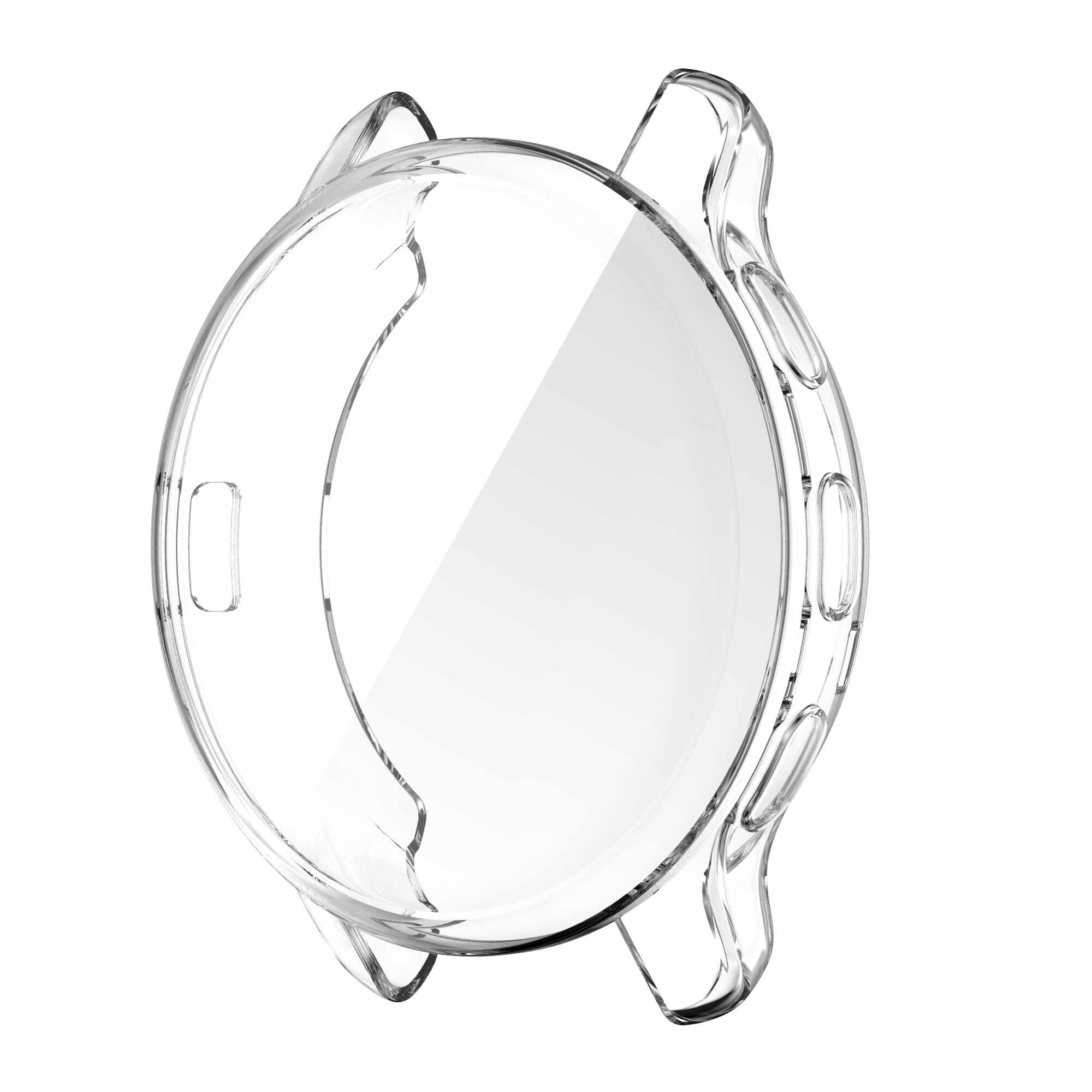 Protective Case For Garmin Venu 2 Plus Screen Protector For Garmin Venu2 Plus 43mm Full Cover Shell TPU Frame Bumper Accessories: clear
