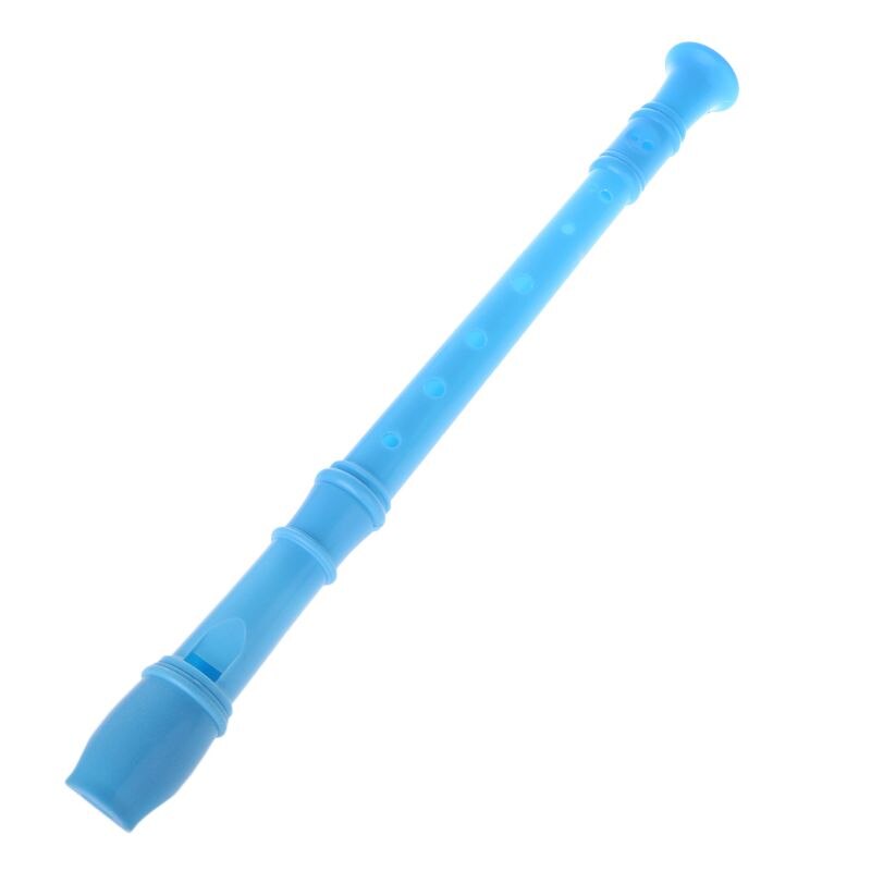 Enregistreur Soprano pour Instrument de musique en plastique, 8 trous, flûte longue: blue