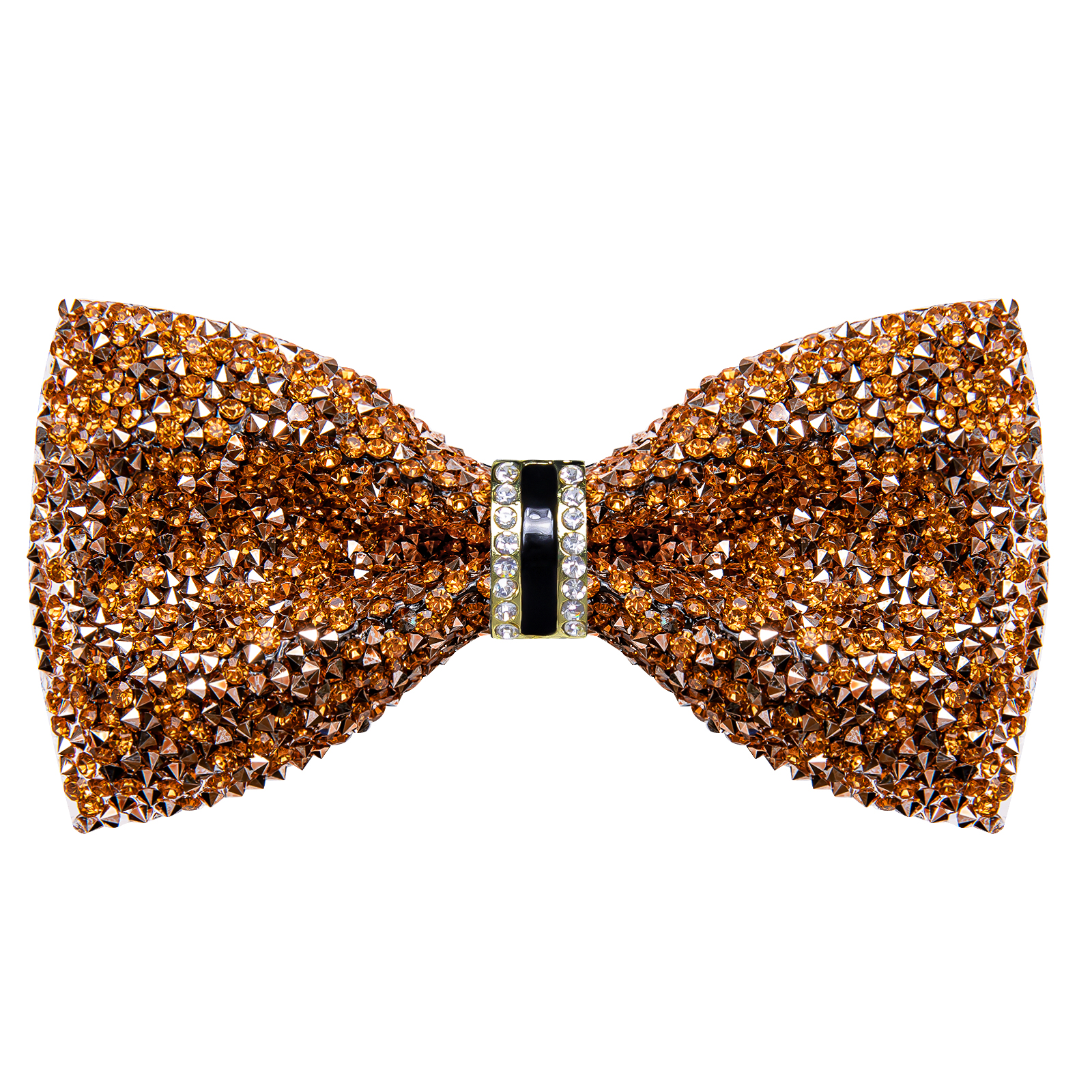 Pajaritas con diamantes de imitación brillantes para hombre, pajarita con lentejuelas de diamantes preatada y longitud ajustable para de boda