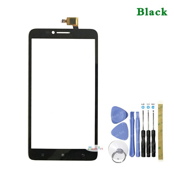 Remplacement 5.5 "pour Lenovo A816 écran tactile numériseur capteur extérieur verre lentille panneau: black With Tool