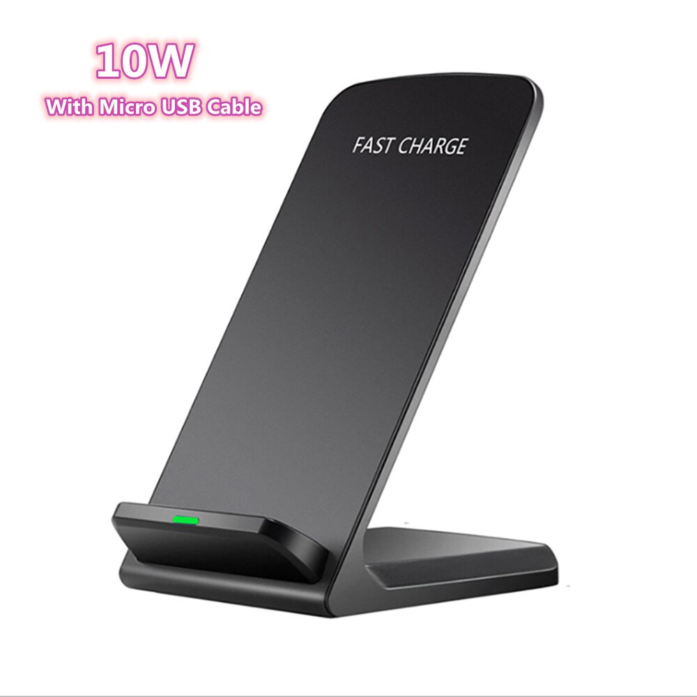 Fdgao 15w suporte do carregador sem fio qi dobrável doca de carregamento rápido para o iphone 11 pro x xr xs max samsung s20 s10 galaxy note 10 9: 10W Stand