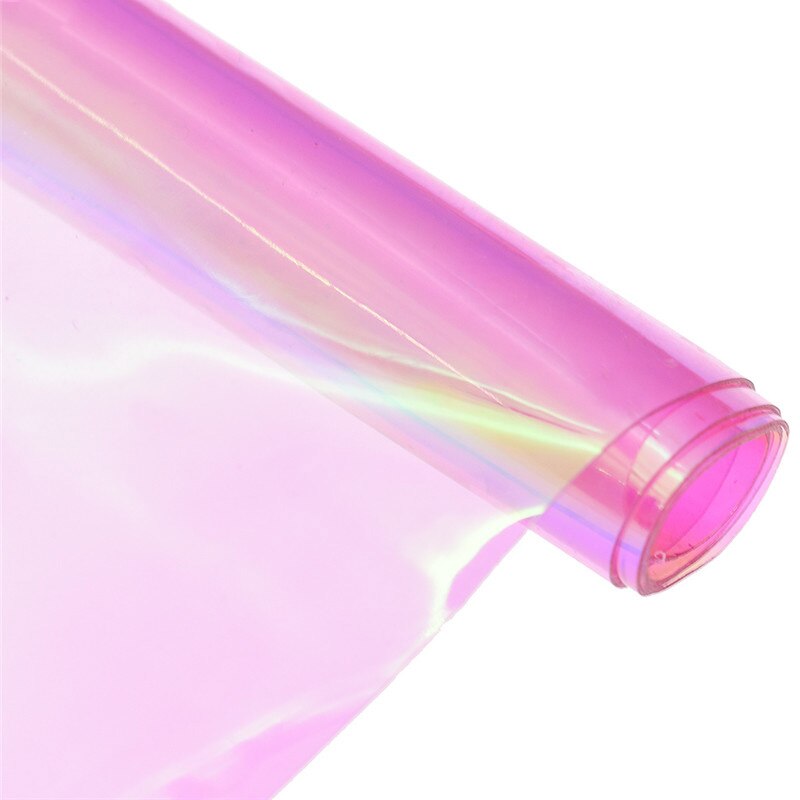 21x29cm A4 Transparent Vinyl Fabric Multicolor Clear PVC Fabric DIY Material For Handbag Shoes