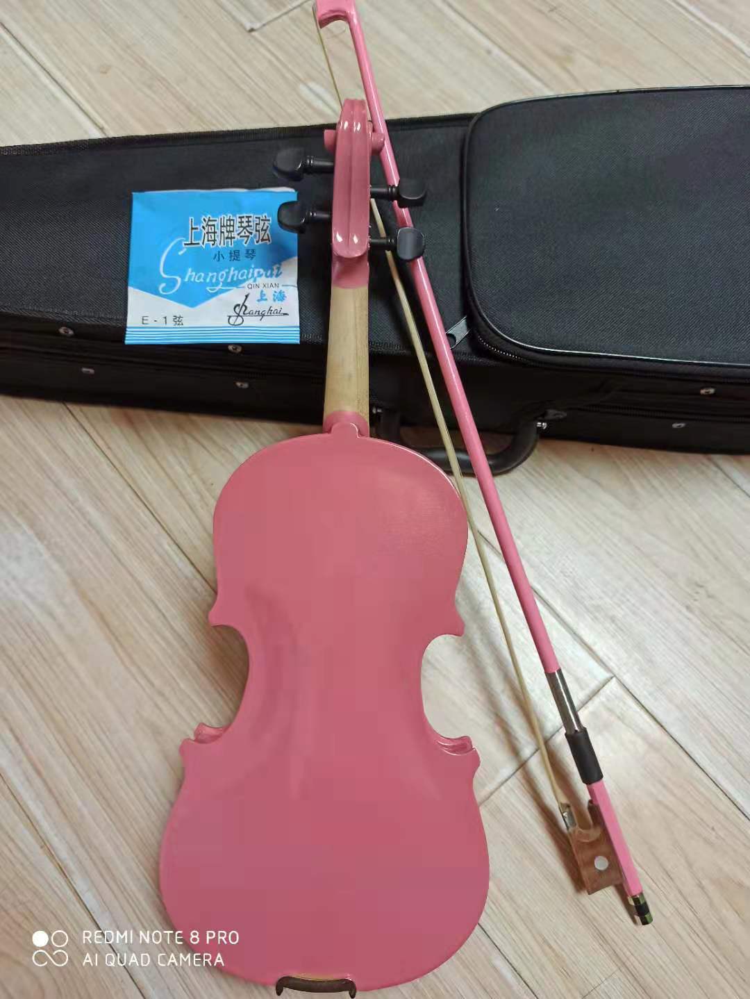 1/8 pink violin til børn