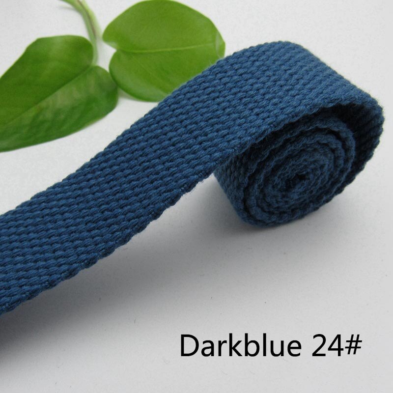 3Meter 50mm Dicke 2mm Leinwand Polyester Baumwolle Gurtband Etikett Band Taschen Rucksack Gurtband Voreingenommenheit Bindung Band DIY NäHenne Handwerk: DarkBlue