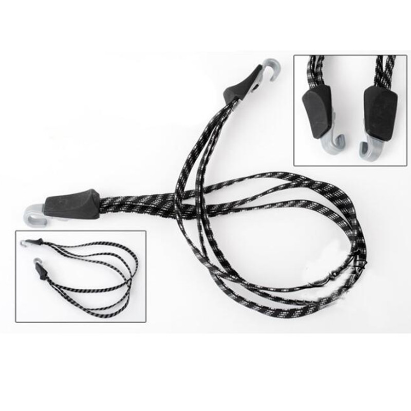 Correas de equipaje para motocicleta, hebilla elástica fija de 68CM, cuerda retráctil, accesorios para casco de motocicleta, ganchos