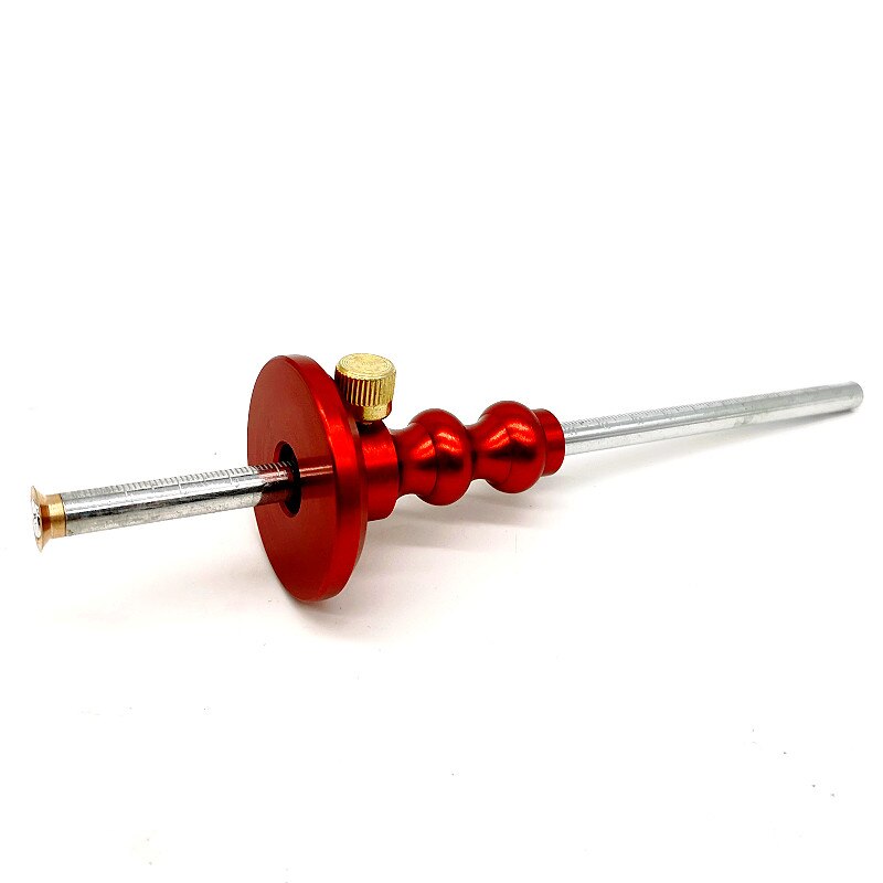 Woodworking Dovetail Wheel Marking Gauge Guide Making Jig Tool Set Aluminum Alloy Linear Drawing Mortise Scriber Measuring Ruler: Set A