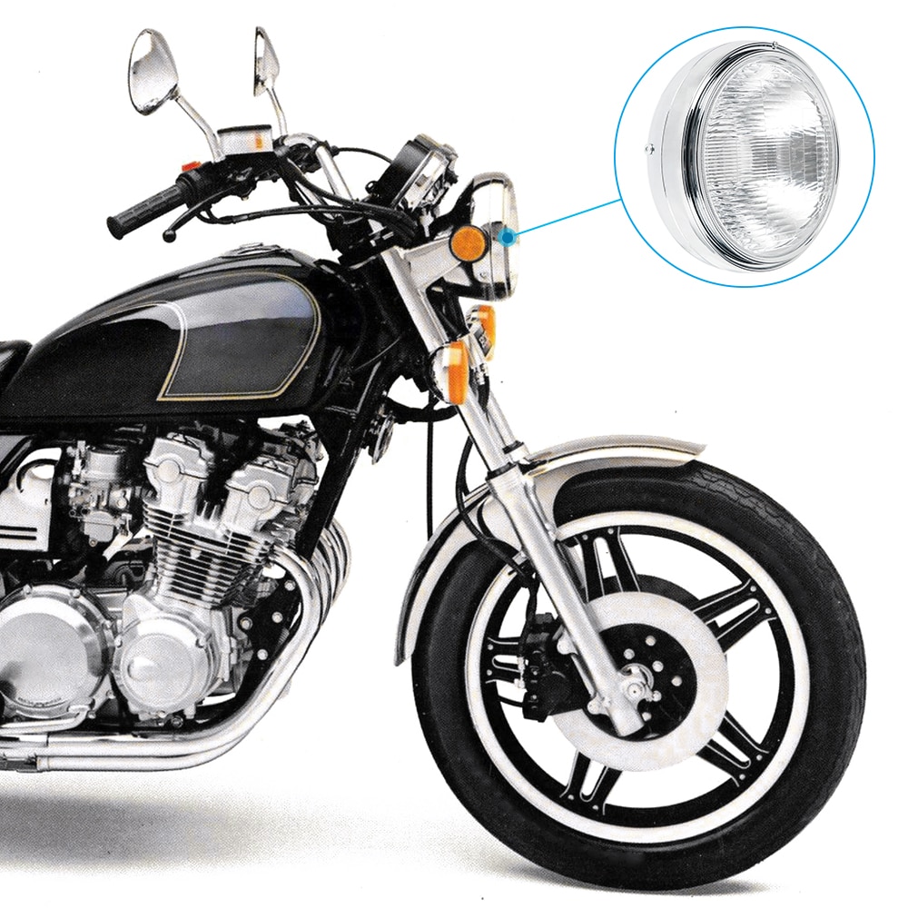 Plastic Chrome Headlight Assembly Head Lamp For Suzuki GSF650 GSF 1200 1250 Bandit SV650 SV1000 GSX1400