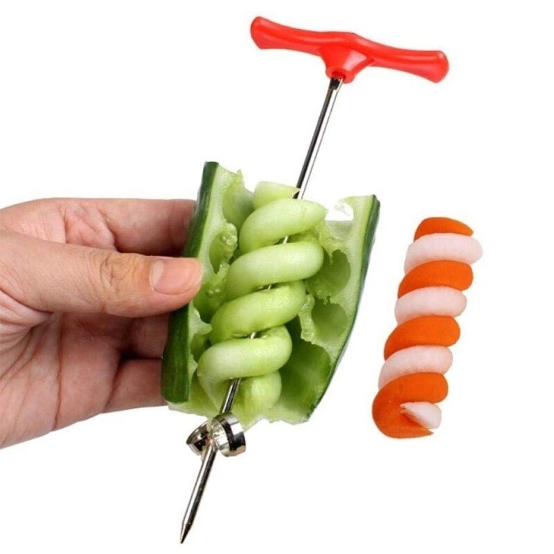 Rouleau de coupe-frites en spirale pour pommes de terre, fabrication de frites, râpe à torsion, Gadget de cuisine, outils de cuisine, coupe-fruits et légumes: A