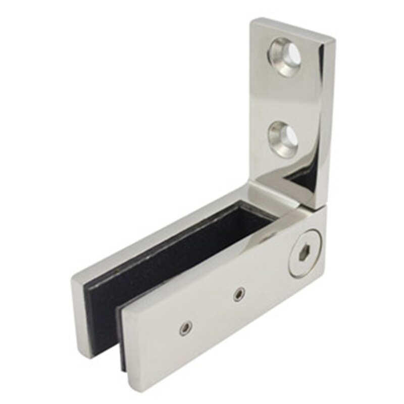 90 Degree Glass To Wall Bracket Frameless Pool Fencing Handrail Balustrade To Wall Clamp