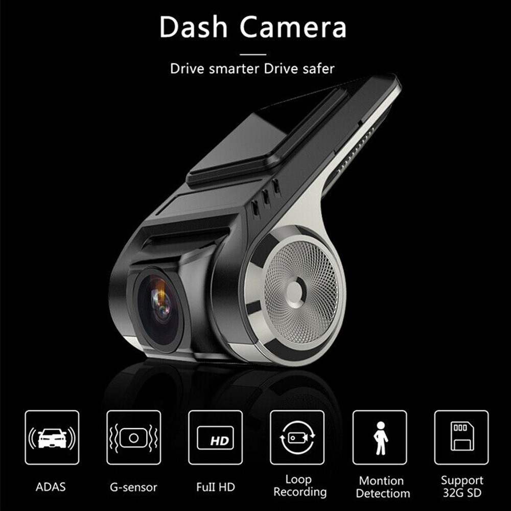 1080p wifi gps kamera bil dash cam dvr videoinspelare mörkerseende g-sensor adas märke och