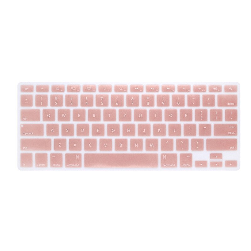 Silikon Tastatur Abdeckung Schutz Haut für Apple Macbook Pro MAC 13 15 Air 13 Weiche tastatur aufkleber 9 Farben