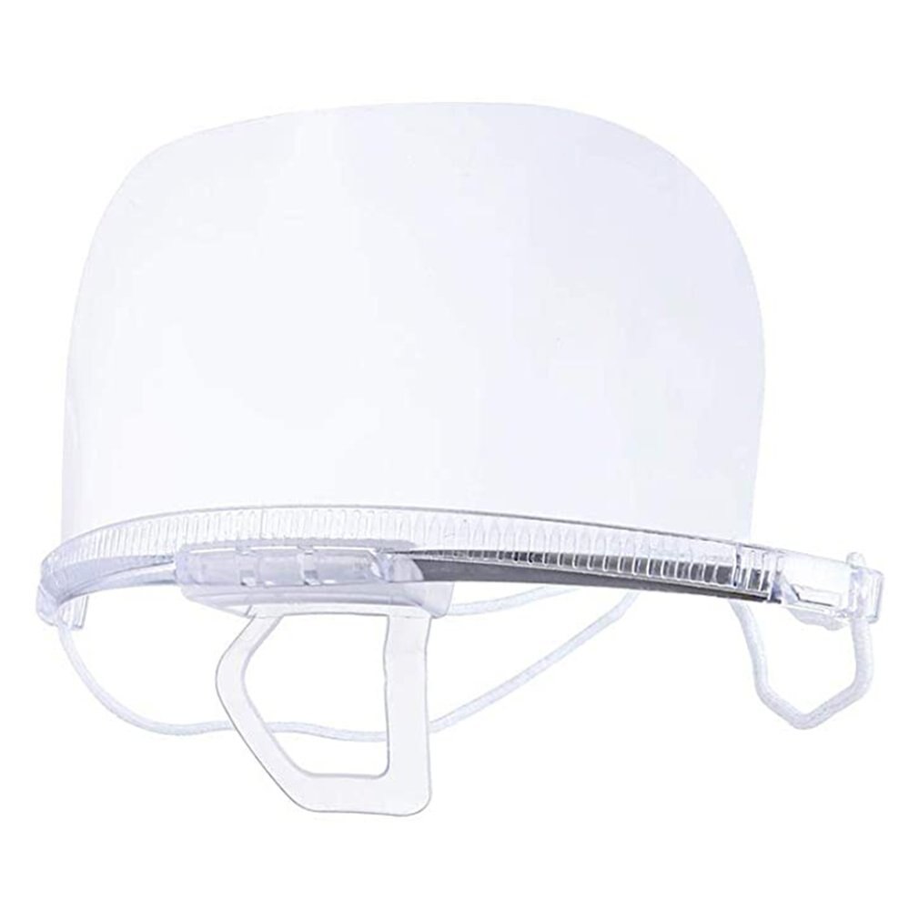 Recyclable Transparent Catering Mask Food Hygiene Plastic Mask Kitchen Restaurant Hotel Chef Masks No-Color