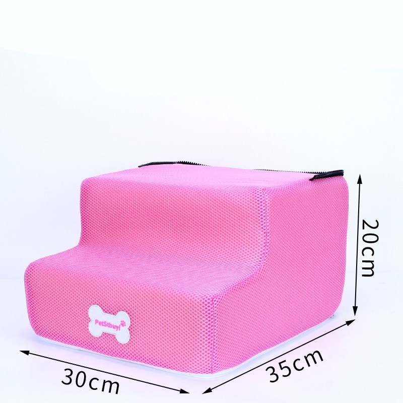 Dog House Dog Stairs Pet 3 Steps Stairs for Small Dog Cat Pet Ramp Ladder Anti-slip Removable Dogs Bed Stairs Pet Supplies