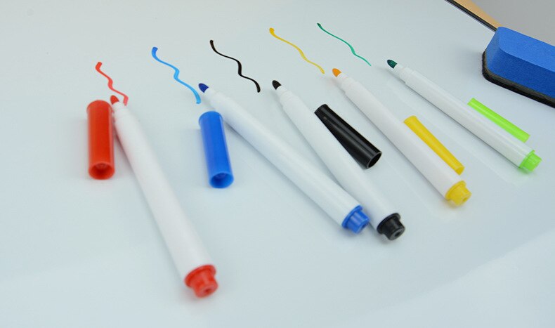 8 Aquarel Pennen Whiteboard Marker Pennen Fine Nib Pen Rubber Markers Schrijven Water-Kleur Borstel Water Kleur Pen