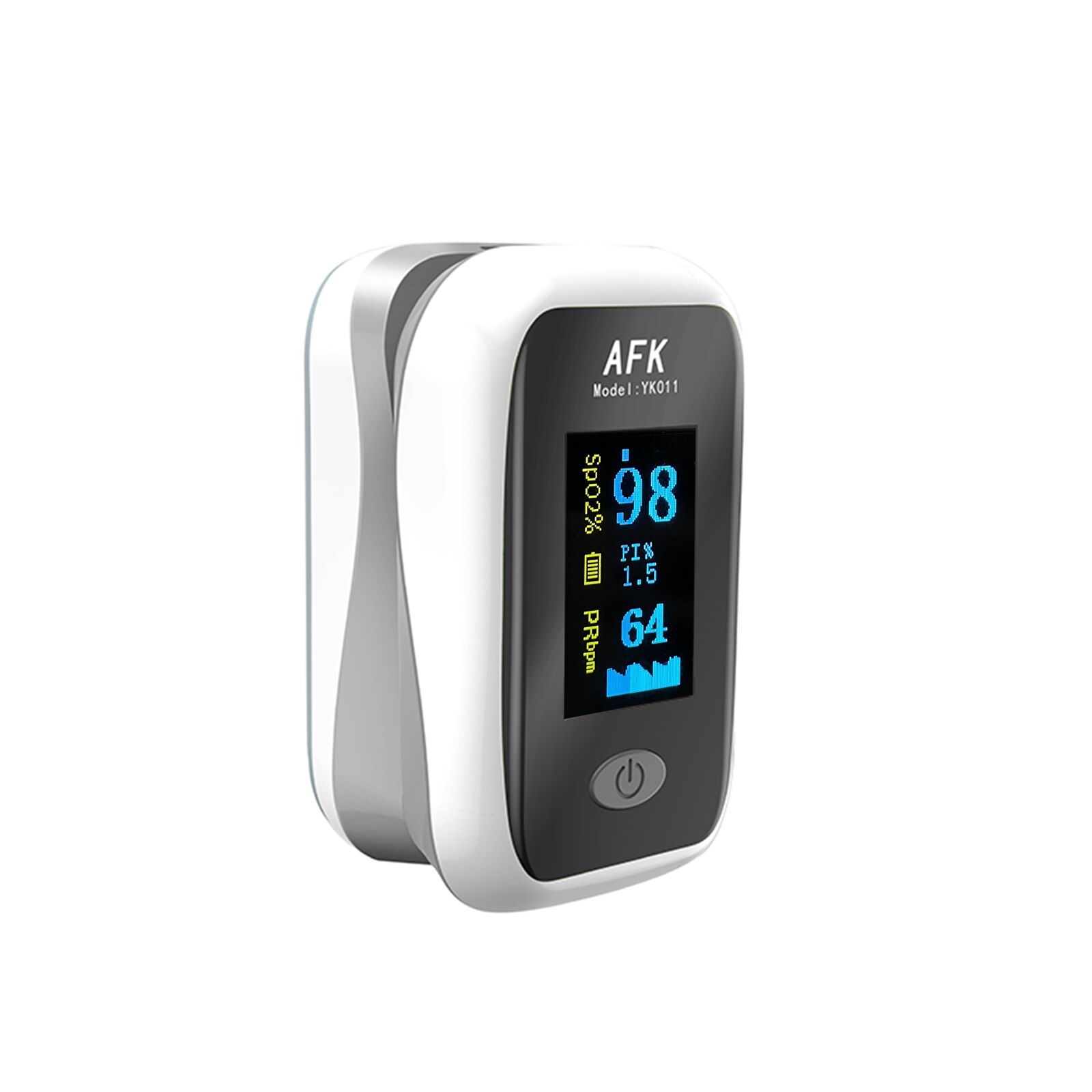 Wrist Blood Pressure Meter Tonometer + Finger Pulse Oximeter Blood Oxygen Saturation &amp; Pulse Rate Monitor + Digital Thermometer: Oximeter grey