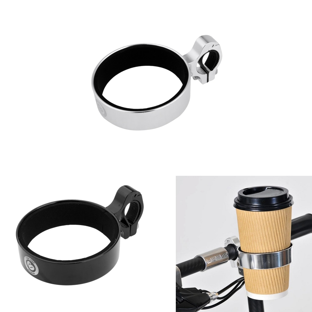 Aluminium Fiets Bekerhouder-Water Drink Koffie Cup Fles Fietsstuur Mount-Lichtgewicht & Duurzaam