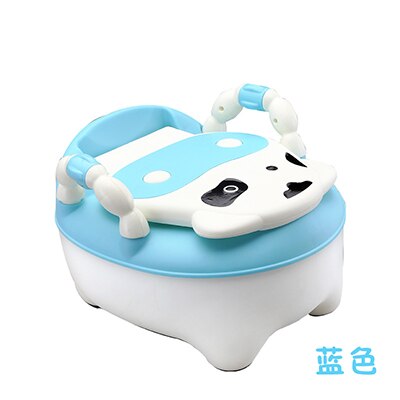 Baby Potty Training Wc Plastic Kids Wc Seat Opvouwbare Draagbare Reizen Potje Stoel Zuigeling Kinderen Toilet voor Baby Meisje: Blue Potty