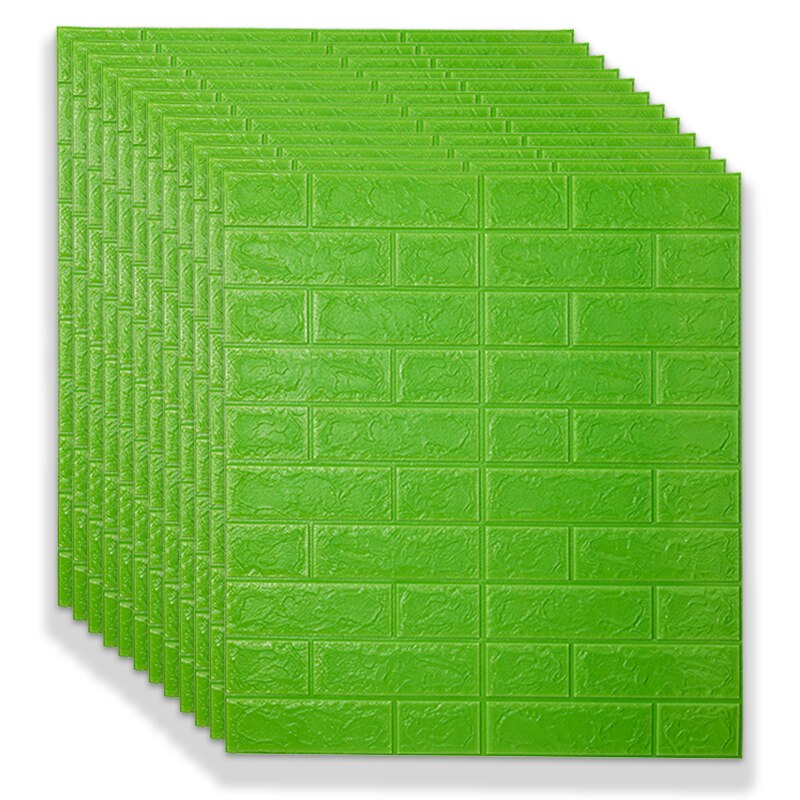 3D Wall Stickers Self-adhesive Brick Panels Living Room Decoration Bedroom Decor Waterproof Wallpaper Kitchen TV Backdrop Home: 6