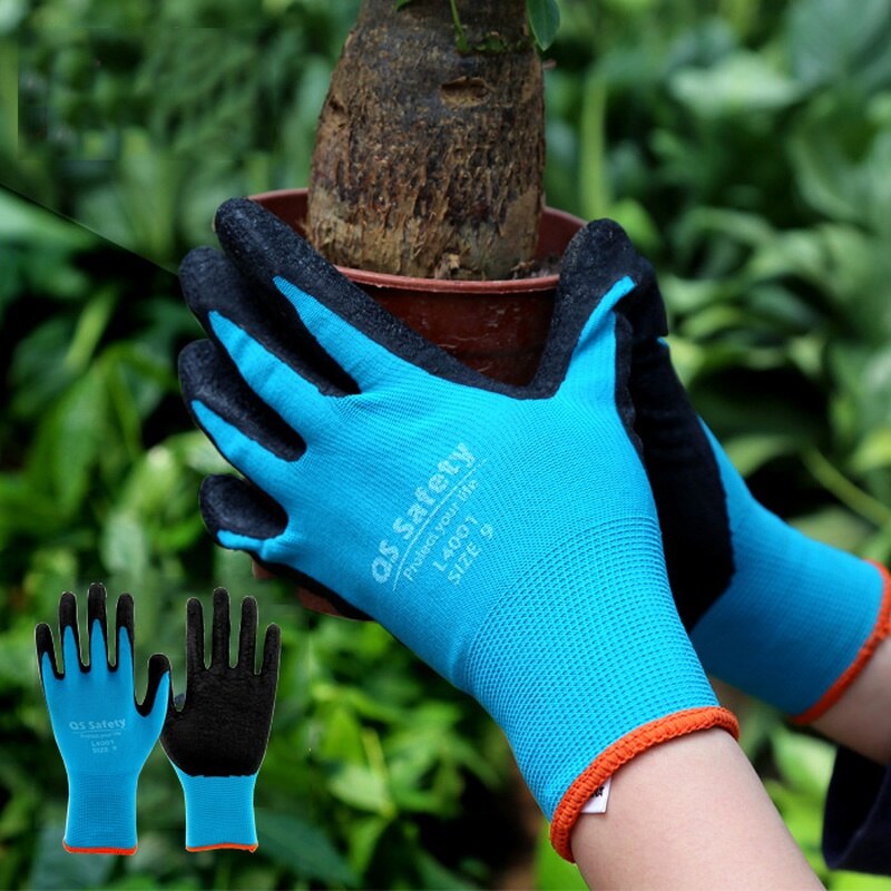 Guante de protección para jardinería, resistente al agua, antideslizante, antisuciedad, herramienta para jardín al aire libre