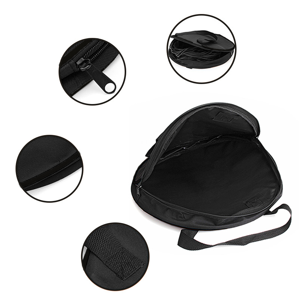 Coche RV caravanas arnés de cables bolsa de almacenamiento estuche autocaravana jardinería portátil resistente Cable organizador RV piezas negro