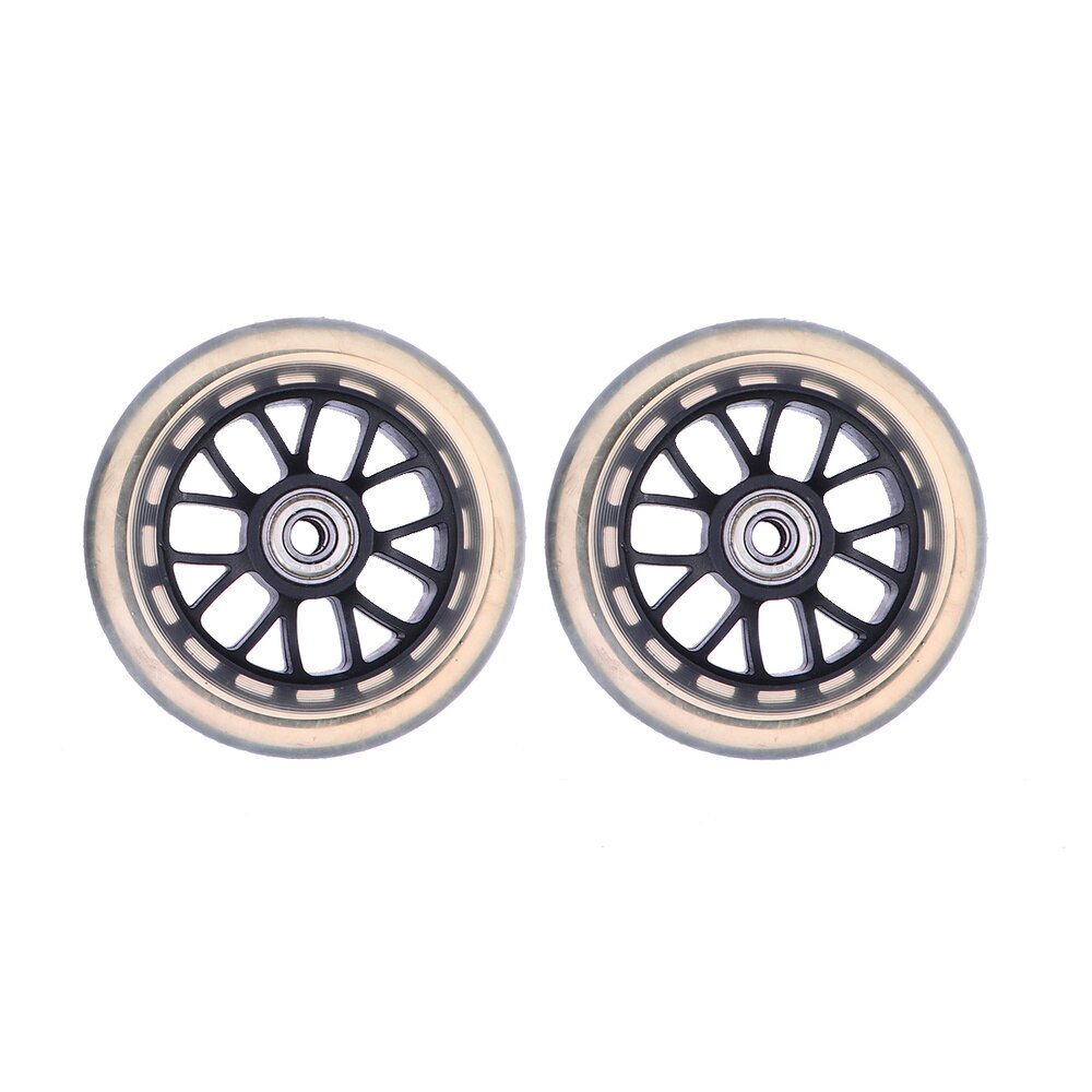 1 Paar Scooter Wielen Mute Vervanging Wielen Voor Bagage Koffer Baby Swing Auto