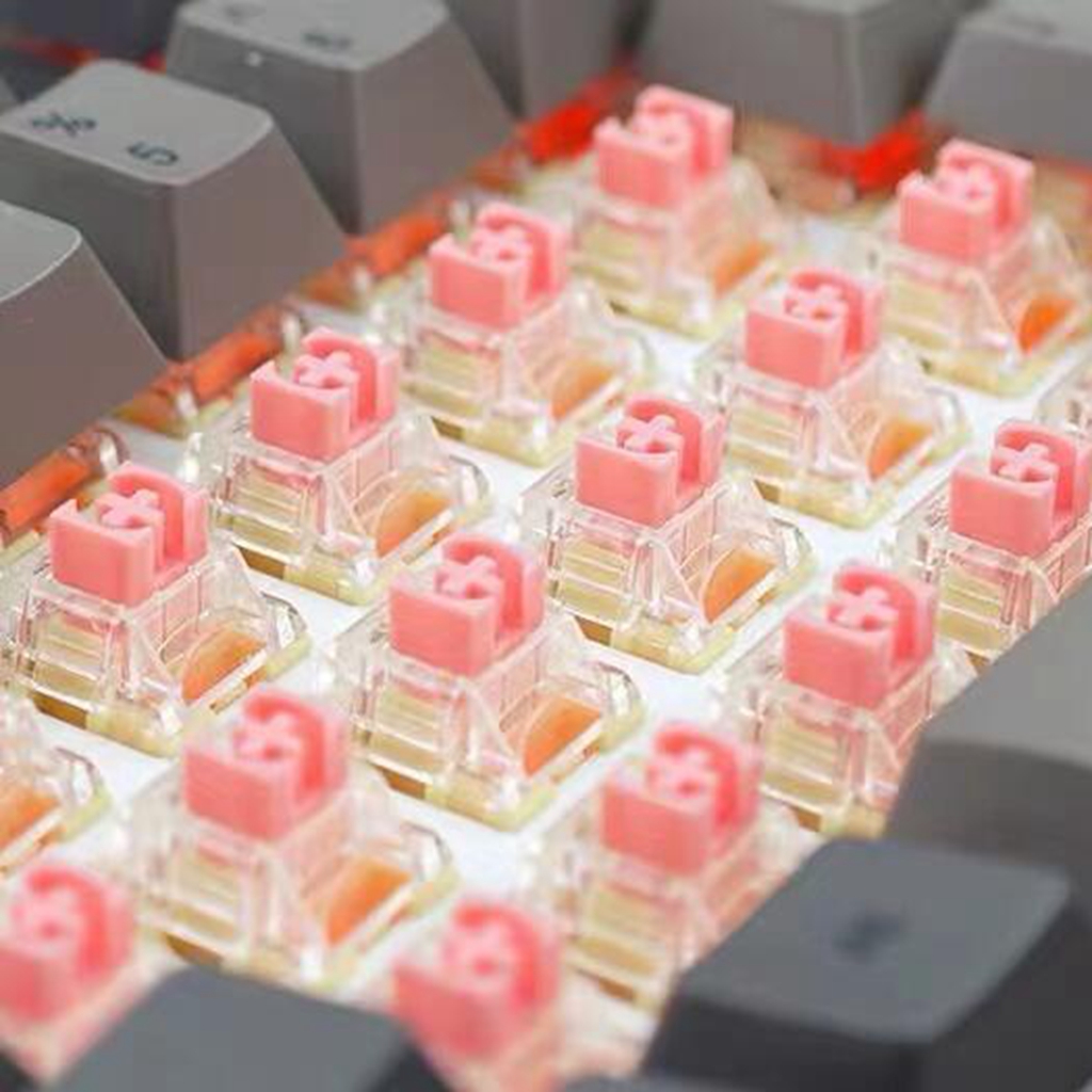 Mechaniczna klawiatura 37g 3 piny przełączniki liniowe SMD RGB niestandardowe srebrne Hot Swap gładkie fabrycznie smarowane TTC Gold