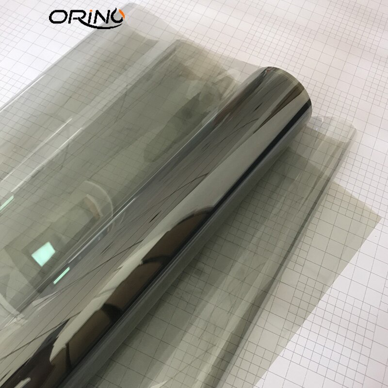 50cm x 500cm Grijs Autoruit Tint Film Glas VLT 70% Roll PLY Auto Auto Huis Commerciële Zonne bescherming