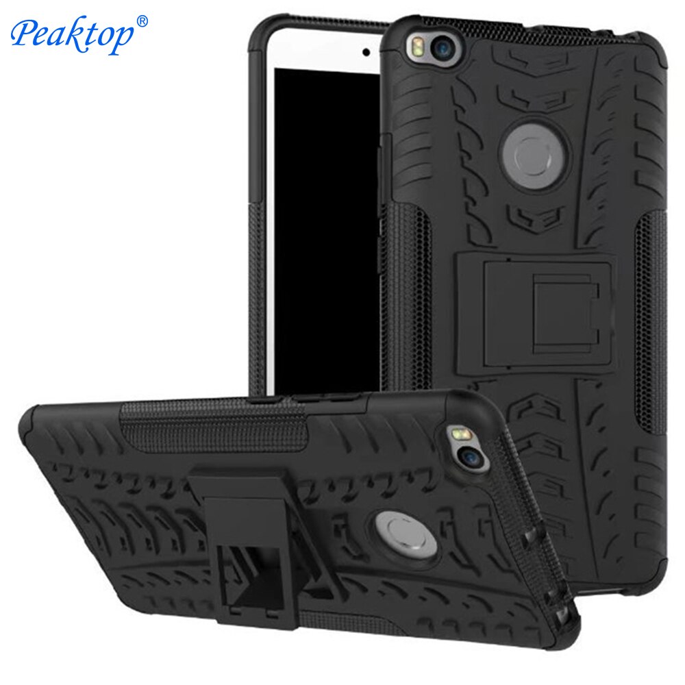 Peaktop For xiaomi mi max 2 case xiaomi max 3 Case Hybrid Silicone&amp;TPU Armor Hard Phone casse For Xiaomi Max 3 Mi Max2 Funda