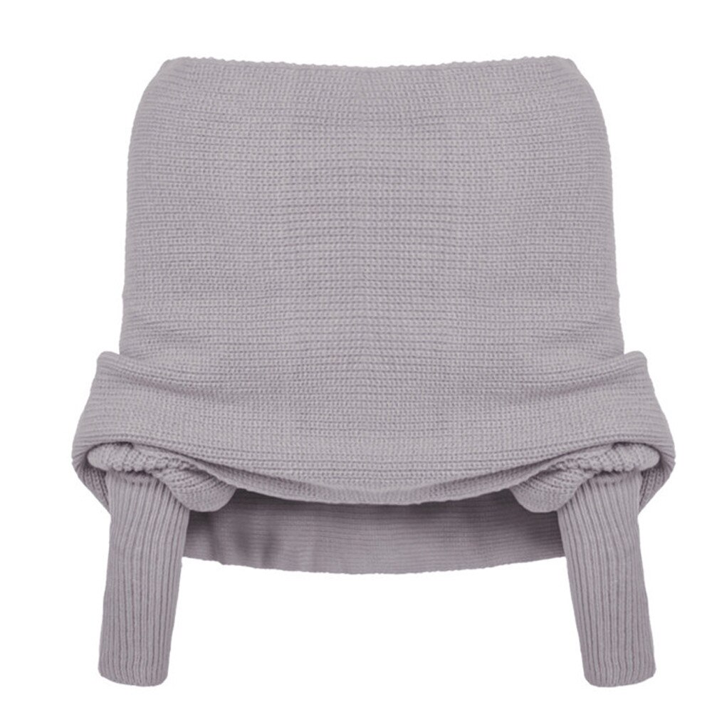 Vrouwen Effen Sjaal Mouwen Crochet Knit Lange Zachte Winter Sjaal Lente Winter Mannen Vrouwen Alle-Match top Laides