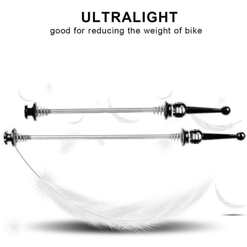 Spiedini Sgancio Rapido Bici In Lega Alluminio – Kit Anteriore E Posteriore (100/135 Mm) – Colore Rosso - 3