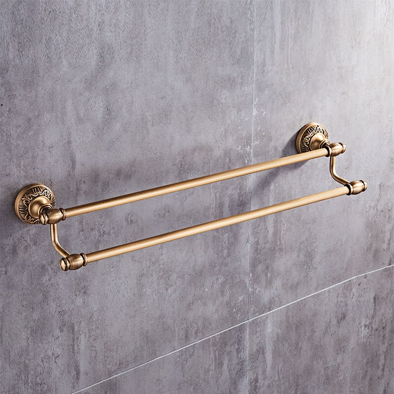 Antiek/Zwart/W Handdoek Bars Badkamer Wall Mounted Handdoek Staaf Houder en Retail Badkamer Accessoire