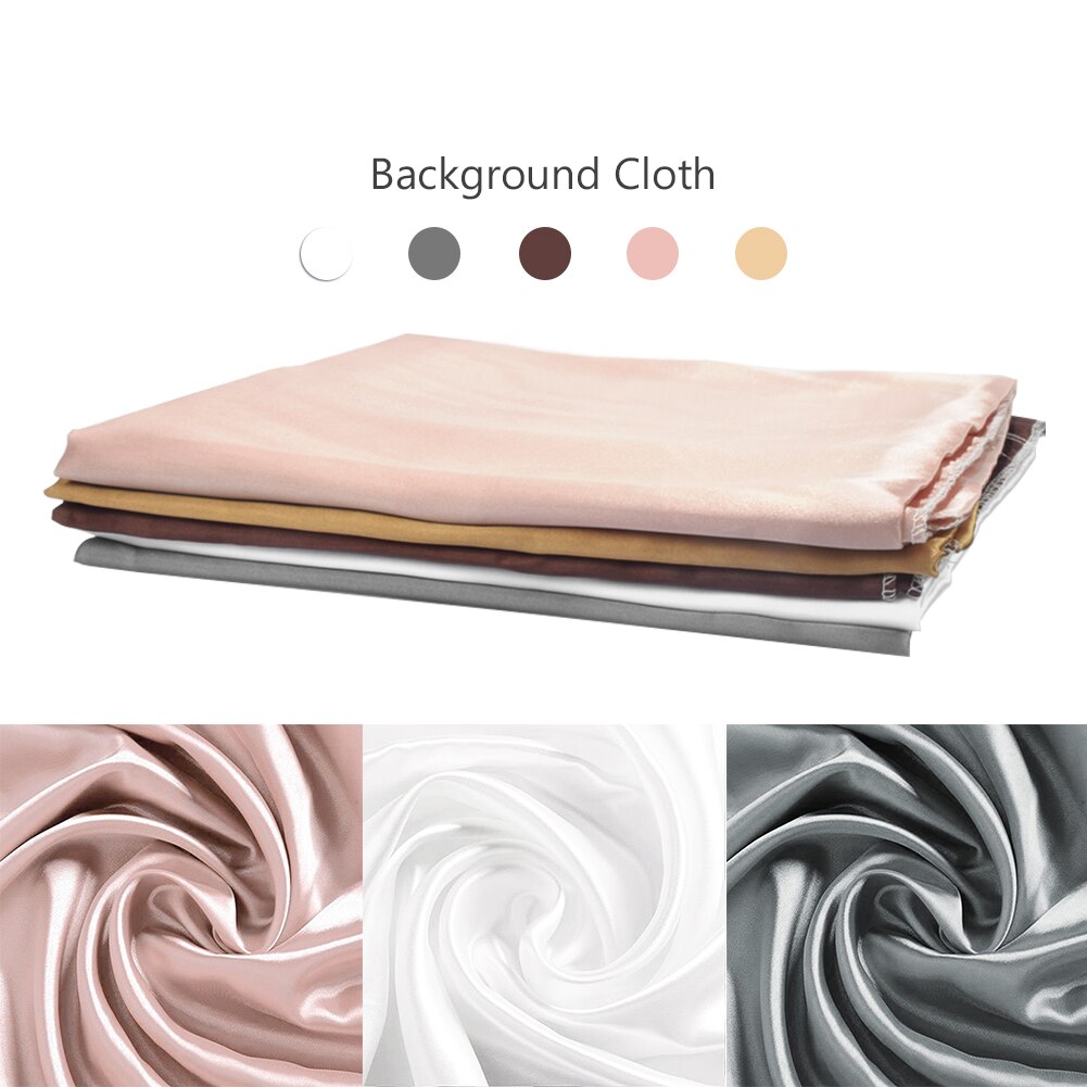 INS Photo Photography Backdrops Artificial Silk Mercerized Cloth Studio Shoot Material Background for Cosmetic Ring Jewelry