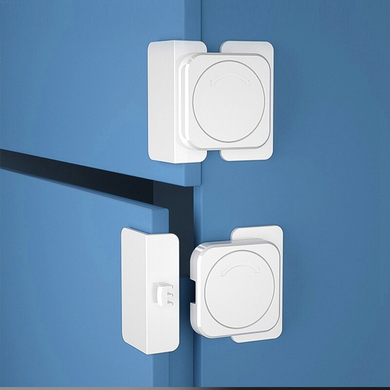 10 PCS Weiß Hause Schublade Schloss Türschloss-Baby Sicherheit Kind Lock, latch Fang Kleinkind Kind Schrank Kühlschrank Schlösser