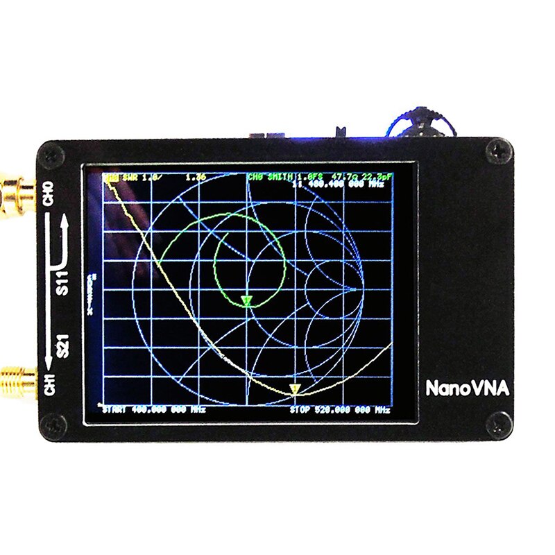 Nanovna 50KHz-900MHz Vector Network Analyzer Handheld Digital Touching Screen Shortwave MF HF VHF UHF Antenna Analyzer