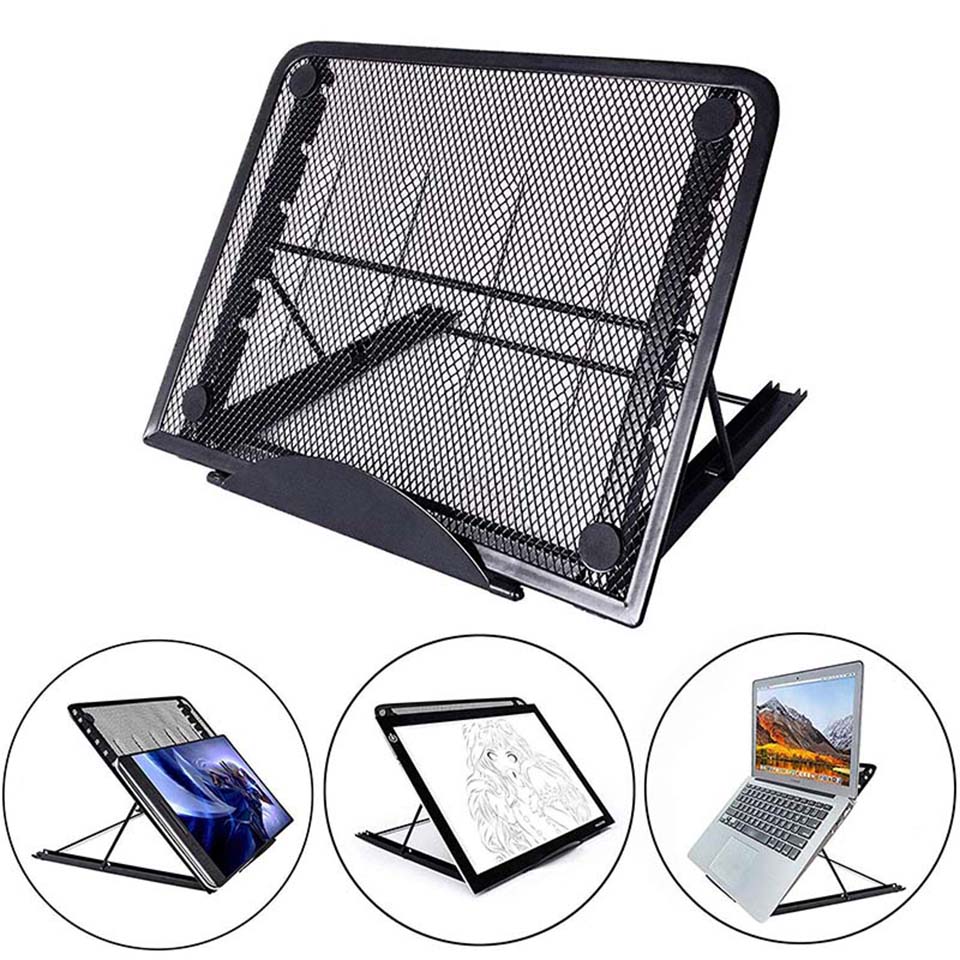 Mesh Geventileerde Verstelbare Laptop Stand houder koeler Folding Portable Voor Laptop Notebook Tablet