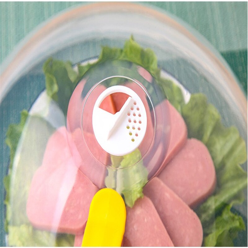 Ogrzewanie mikrofalowe pokrywka przezroczysta wizualizacja oddychający projekt antypoślizgowy uchwyt korek oleju narzędzie kuchenne