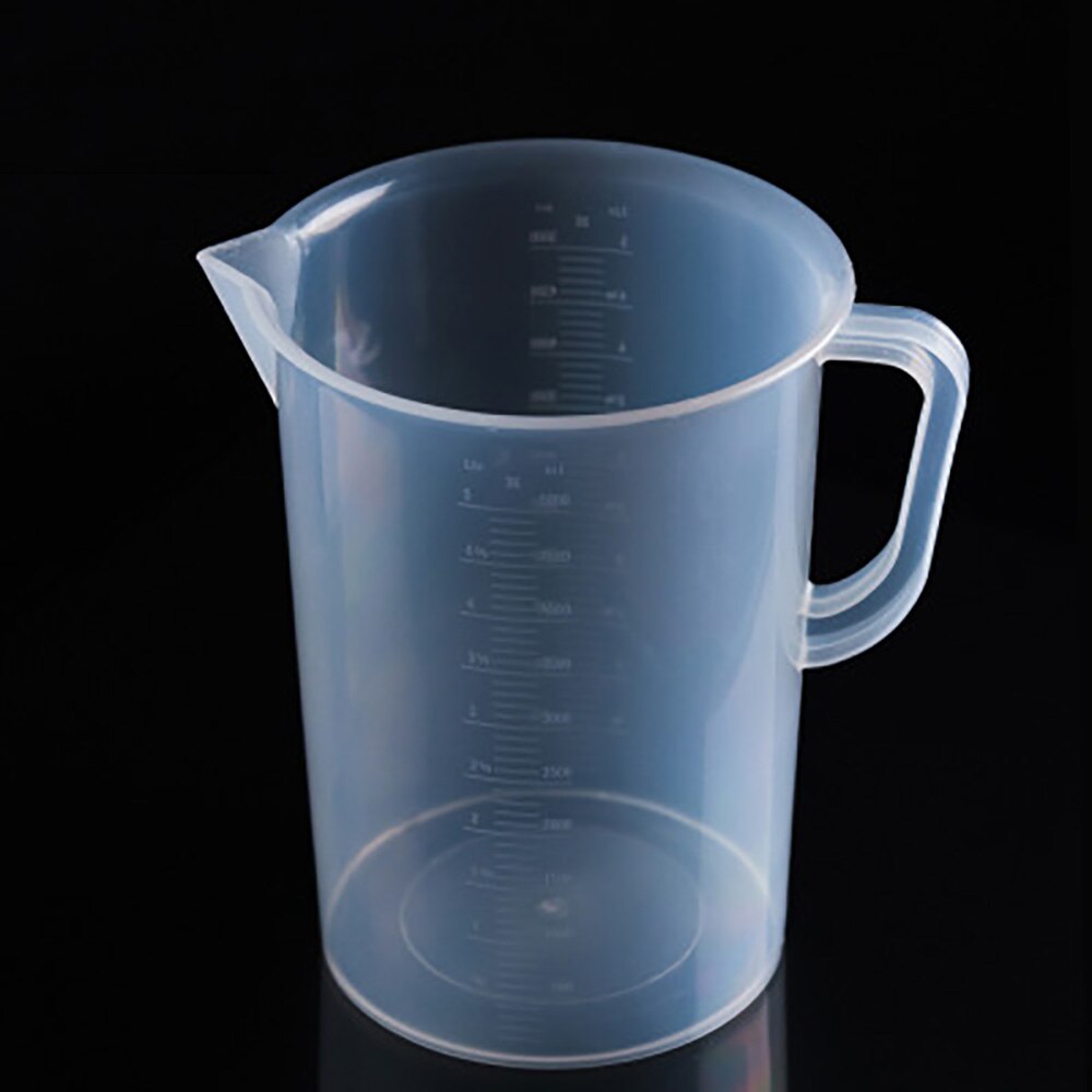 Taza medidora transparente de plástico 1000/2000/3000/5000ml capacidad líquido hidropónico fácil cómodo de medir: 3000ml