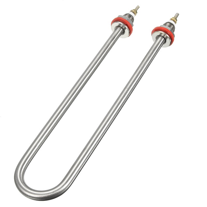 Tubo de calentamiento eléctrico de 220V, tubo calentador de agua de acero inoxidable de estilo U, varillas de calentamiento de tubo eléctrico de 2000W