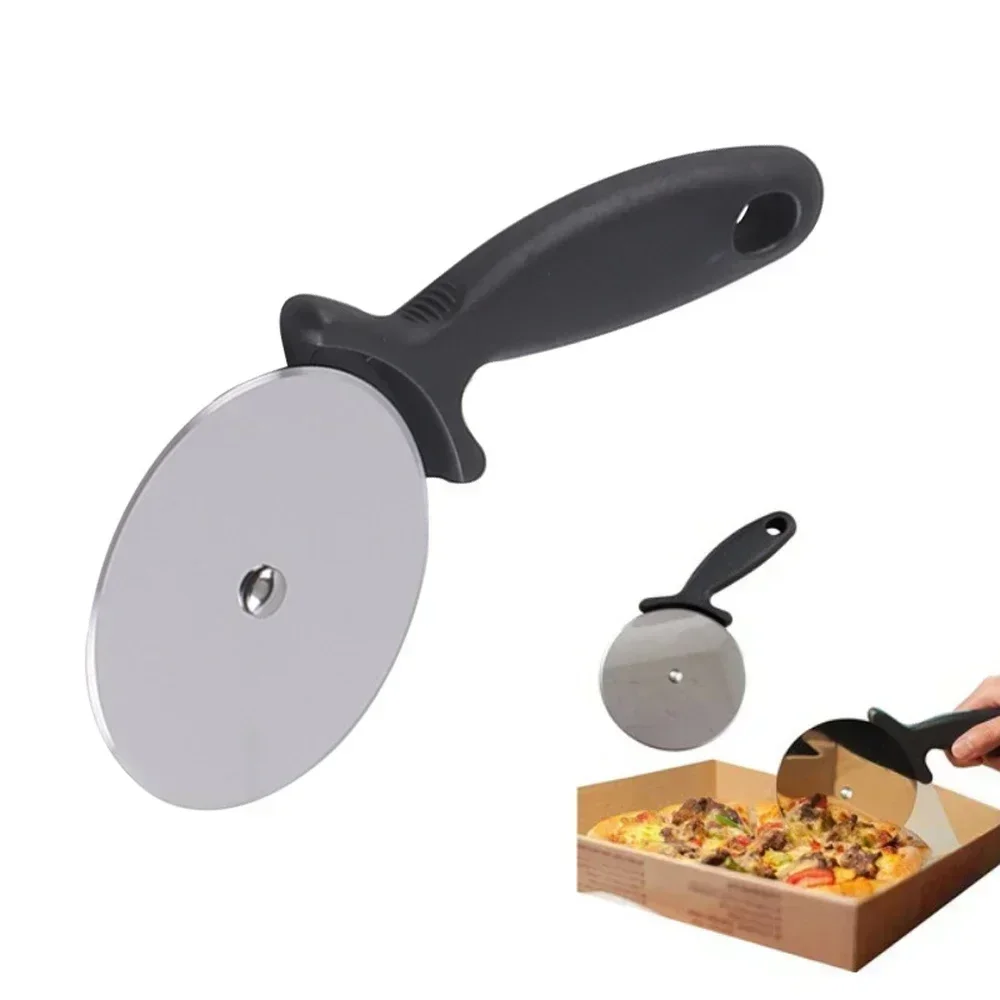 Edelstahl Roller Cutter Pizza Messer Pizza Schneider Küche Zubehör Gebäck Cookie Kuchen Roller Rad Schere Schneiden Hause