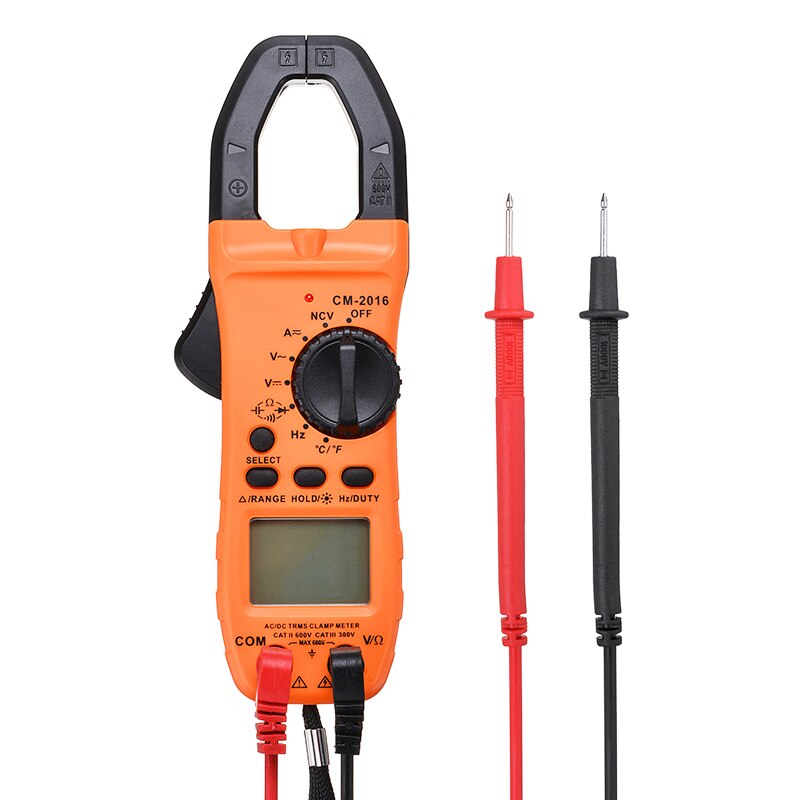 1Set 6000 Counts Digital Clamp Meter Tester AC/DC Auto Range Multimeter True TRMS For Circuit Conducts Electricity Confirming