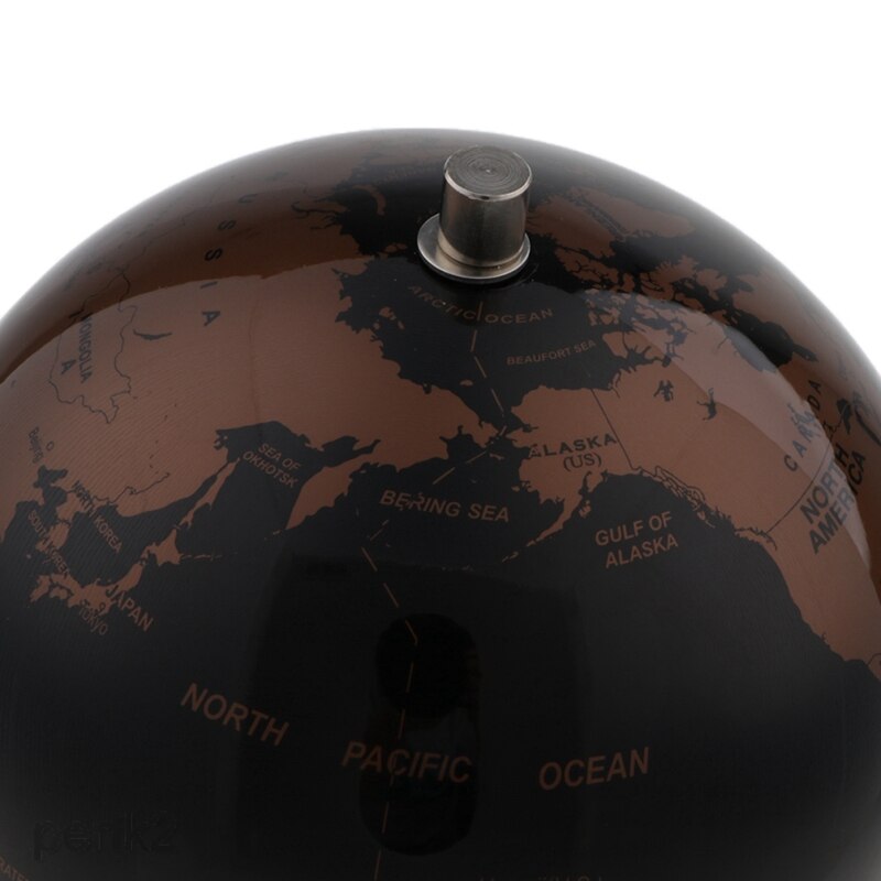 Dia 14cm geografia globo gøre mapa mundi jorden kloden vintage ornamenter metal base verden kloden konstellation kort
