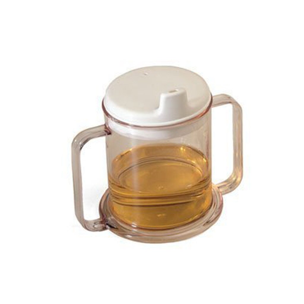 Accessori per bicchieri tazza da tè tazza anti-trabocco tazza da becco d'anatra con manico a due mani anziani tazza per disabili utensili da cucina