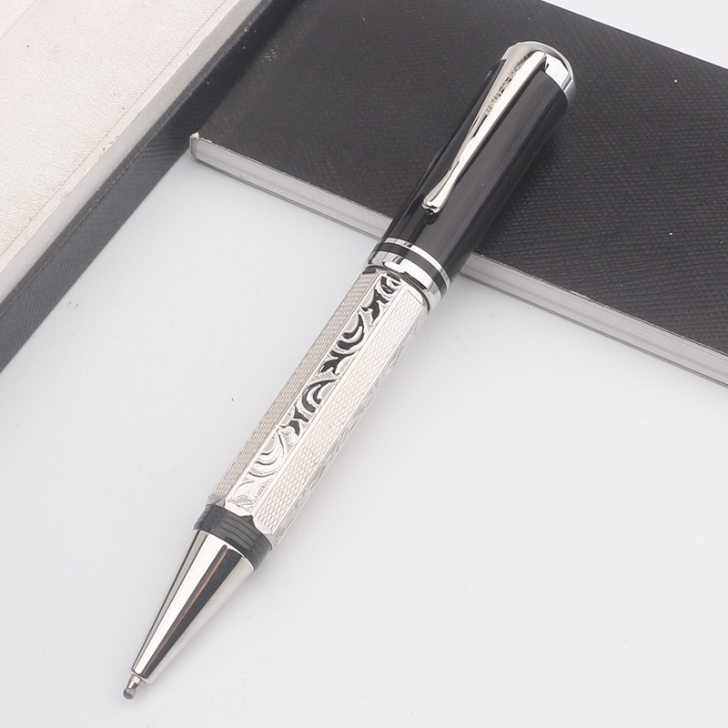 MB Rollerball Ballpoint Writer Marcel Proust Classique Style Carving Fountain Pens Writing Ink: Red / Multi-Colored