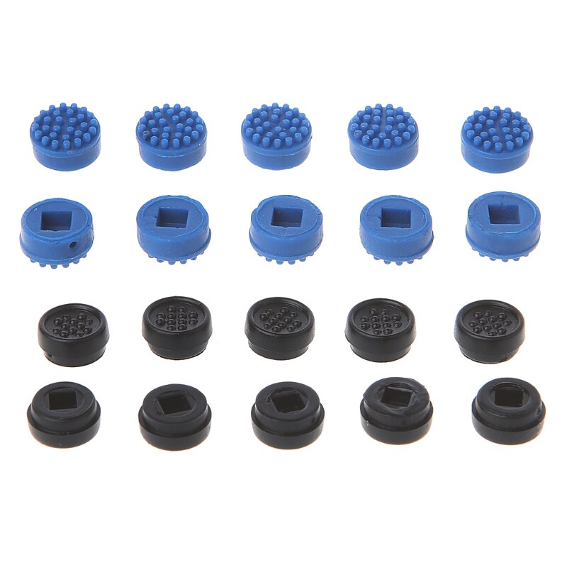 10PCS Trackpoint Pointer Mouse Stick Point Cap For DELL Laptop Keyboard Black/blue color